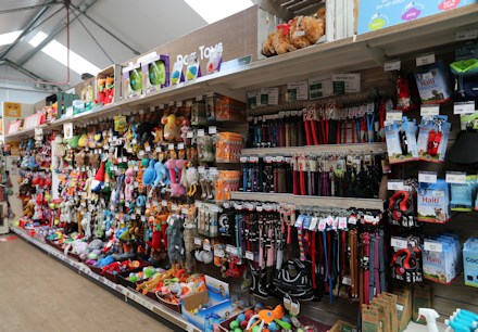 Longacres Bagshot dog toys,  treats and accessories department