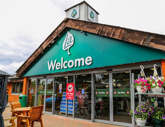 Image of the front of the Longacres Shepperton store
