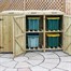 Garden Village 1 Wheelie Bin - 4 Recycle Box Combination Chest - Direct Dispatch Alternative Image
