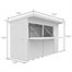 Flat Pack Pent Wooden Garden Bar Direct Dispatch Alternative Image