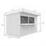 Flat Pack Pent Wooden Garden Bar Direct Dispatch Alternative Image
