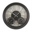 Outside In Exeter Wall Clock & Thermometer 15 Inch - Black (5061001) Alternative Image