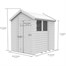 Flat Pack Apex Wooden Garden Shed Direct Dispatch Alternative Image