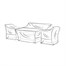 Bramblecrest Lounge Set Garden Furniture Cover (CV3CDT1X) Alternative Image
