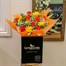 Bright Rose and Freesia Hand Tied Floral Bouquet Alternative Image