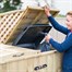 Garden Village Wheelie Bin Screen Double Chest 140L - Direct Dispatch Alternative Image
