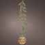 Kaemingk 19cm Clear & Fir Bauble LED Light Up Hanging Christmas Ornament (9489977) Alternative Image