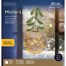 Kaemingk 19cm Clear & Fir Bauble LED Light Up Hanging Christmas Ornament (9489977) Alternative Image