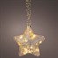 Kaemingk 20cm Clear Star LED Light Up Hanging Christmas Ornament (9480053) Alternative Image