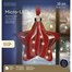 Kaemingk 20cm Red & Ribbon Star LED Light Up Hanging Christmas Ornament (9489445) Alternative Image