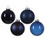 Kaemingk 42 Glass Christmas Tree Hanging Baubles - Night Blue (9149257) Alternative Image
