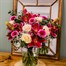 Lily, Gypsophila and Germini Hand Tied Floral Bouquet Alternative Image