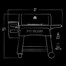 Pit Boss Competition Series Titan 1600 Wood Pellet Grill Barbecue (60820) + FREE 6 PIECE CAST IRON COOKING SET Alternative Image