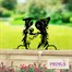 Primus Metal Collie Peeking Dog Garden Decor Silhouette (PF1017) Alternative Image