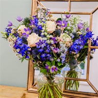 Baby Boy Hand Tied Bouquet - Luxury