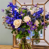 Baby Boy Hand Tied Bouquet - Premium