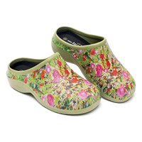 Backdoorshoes Poppy Explosion Women's Garden & Leisure Clogs