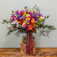 Deluxe Handtied Pride Flower Bouquet