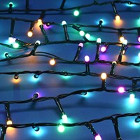 Festive 2000 Glow Worm Aurora LED Christmas Tree String Lights (P057562)