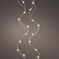 Kaemingk 20 Micro LED Battery Operated Christmas String Lights Warm White (481743)