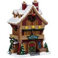 Lemax Mountain View Hotel LED Christmas Building with Adaptor (65579-UK)