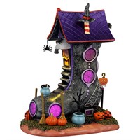 Lemax Spiderweb Manor LED Halloween Building with Adaptor (65564-UK)