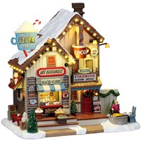 Lemax The Cocoa Shanty Battery Operated Christmas Building (65528)