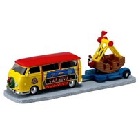 Lemax Towing Van With Carnival Ride Table Piece (63818)