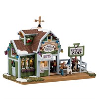 Lemax Woolly Wonderland Alpaca Ranch LED Christmas Building with Adaptor (45239-UK)
