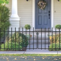 Panacea Ball Top Fence Post - Black (87212)