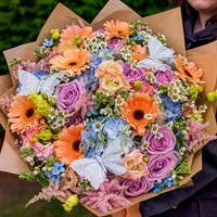 Pastel Daydream Hand Tied Floral Bouquet