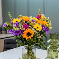 Pop Of Joy Hand Tied Floral Bouquet - Premium