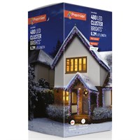 Premier 480 Multi Colour Multi Action LED Cluster Christmas String Lights (LV162174M)