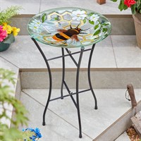 Smart Garden Glass Bee Wild Bird Bath (7501018)