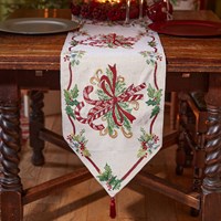 Three Kings 1.8m Candy Canes Christmas Dinner Table Runner (2525216)