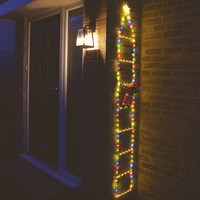 Three Kings 1.92m Santas Ladder Light Up Decoration with Multi Coloured LEDs (2506185)