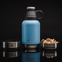 Trekki 3-in-1 Pet Water Bottle with Carry Bag - Glacier Blue