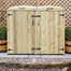 Garden Village Wheelie Bin Screen Double Chest 140L - Direct Dispatch