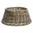 Longacres Woven Wicker Round Christmas Tree Skirt - Natural