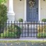 Panacea Ball Top Fence Gate - Black (87211)