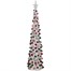 Portland Fir 2.1m (7ft) Slim Kids White Fun Decorated Pre Lit Artificial Christmas Tree (EB206O)